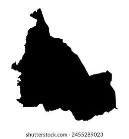 Samburu County map, administrative division of Kenya. Vector illustration.