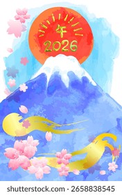 La misma Relación de aspecto que una postal japonesa del Nuevo año.