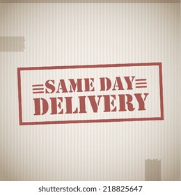 Same day delivery stamp