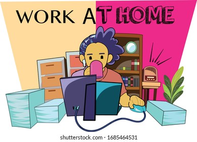 The same different between work at office and work from home