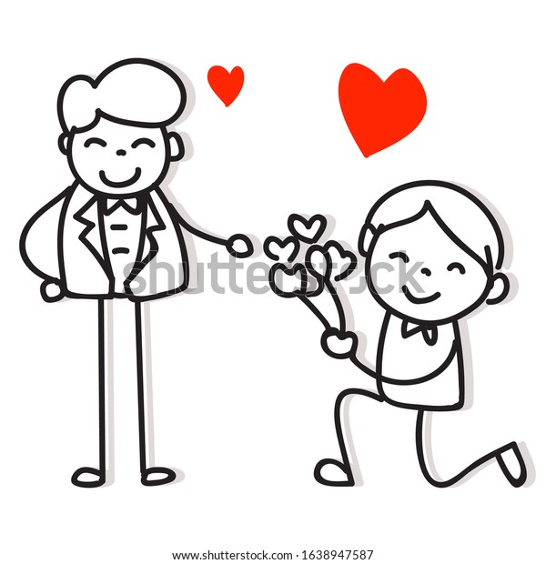 Same Sex Couple Lgbt Love Hand Stock Vector Royalty Free