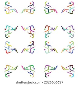 Sameless flower design pattern, for fabric and paper print.