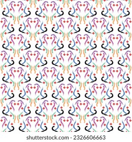 Sameless flower design pattern, for fabric and paper print.