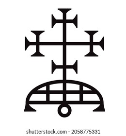 Samigina Gamigin Fourth Demon Small Horse Hoarse Voiced Human Ars Goetia Dictionnaire Infernal Sigil Icon Symbol Sign Vector Flat