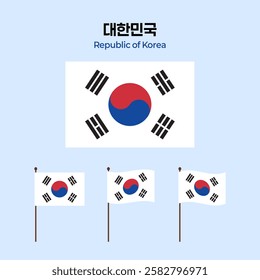 Samiljeol, Memorial Day, Liberation Day, Taegeukgi, Flag, Republic of Korea, Korea, Taegeuk mark, National Flag, National Flag, National Day, Independence Movement (Text Translation: Korea)