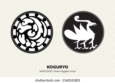 samjogo, three-legged crow in koguryo