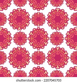 
samless abstract pattern with floral motifs for textile purposes etc