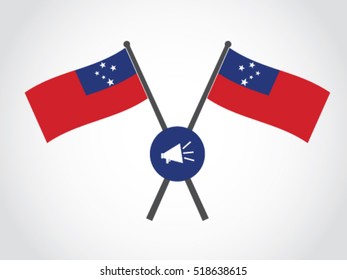 Samoa Emblem Freedom Speech