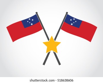 Samoa Emblem Star Famous