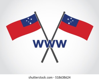 Samoa Emblem World Wide Web
