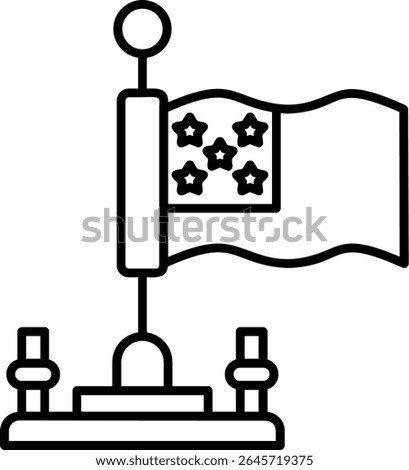 Samoa Filled Style Icon Design