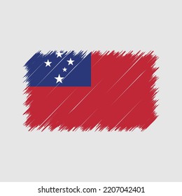 Pincel de la bandera de Samoa