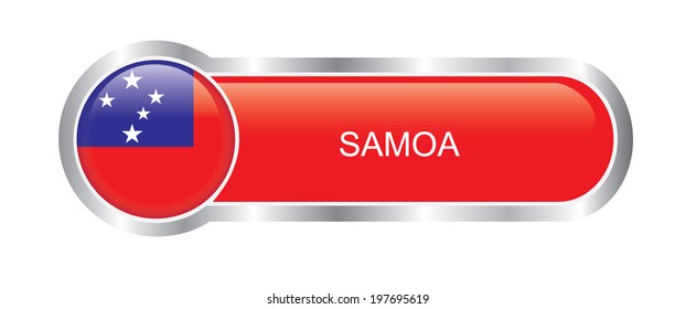 Samoa Flag glossy banner 