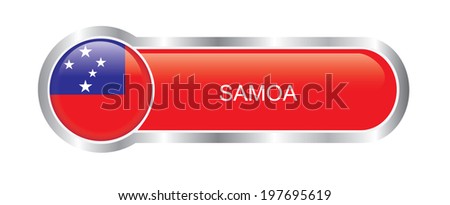 Samoa Flag glossy banner 