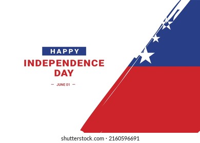 Samoa Independence Day. Vector Illustration. The illustration is suitable for banners, flyers, stickers, cards, etc.