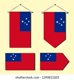 Samoa national flag 