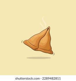 Samosa Flat Vector Design Art