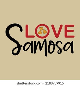 Samosa T Shirt Design Image
