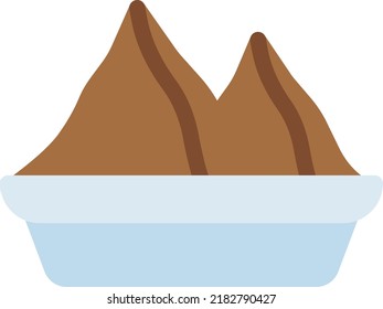 samosa Vector illustration on a transparent background. Premium quality symmbols. Line Color vector icons for concept and graphic design.