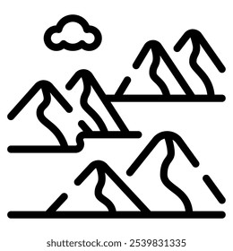 Samosir Island Symbol für Web, App, Infografik usw