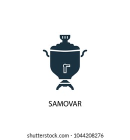 samovar icon. Simple element illustration. samovar concept symbol design from Russia collection. Can be used for web and mobile.