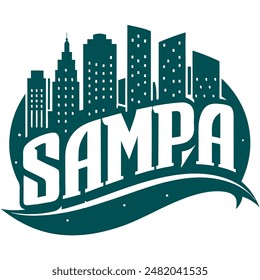 Sampa nickname of the city of São Paulo Brazil