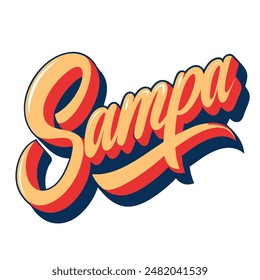 Sampa nickname of the city of São Paulo Brazil