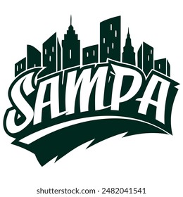 Sampa nickname of the city of São Paulo Brazil