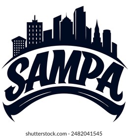 Sampa nickname of the city of São Paulo Brazil