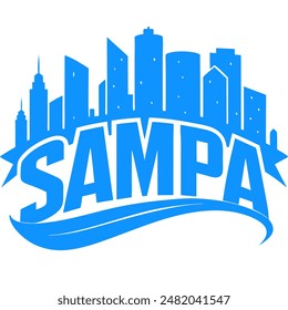 Sampa nickname of the city of São Paulo Brazil