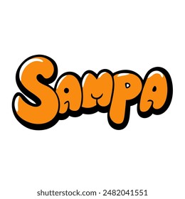 Sampa nickname of the city of São Paulo Brazil