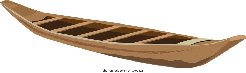 The Sampan Boat Vector Design