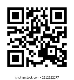 Sampel Kode QR Vektor Untuk Pemindaian Smartphone Yang Terisolasi Di Latar Belakang Putih.