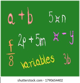 math illustrations expressions