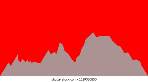 sample of an area chart with shaded portion