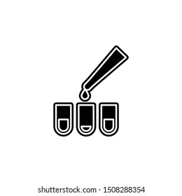 Sample, biology icon. Simple glyph, flat vector of biology icons for ui and ux, website or mobile application