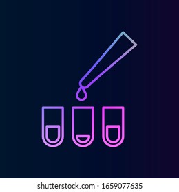 Beispiel: Biologie-Nolan-Symbol. Einfache dünne Linie, Vektorillustration von Biologiicons für i und ux, Website oder mobile Applikationen