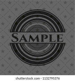 Sample black emblem