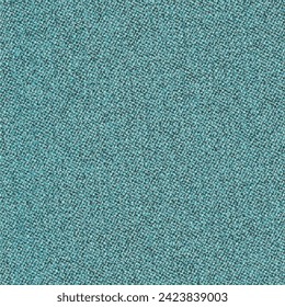 Sample of a blue thick fabric with black flecks. Tweed texture. Rough textile background. Abstract vector seamless.