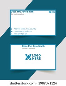sample business card template design