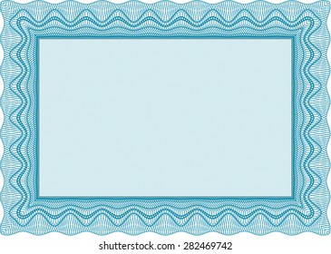 Sample Certificate Frame Certificate Template Vectorwith Stock Vector ...