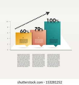 Sample Chart, Graph. Infographics Data Visualisation.