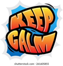 Sample color text on blue splash background. eps10