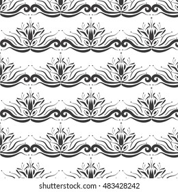 Sample Damask Pattern for background