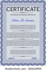 Sample Diploma. Diploma of completion.Excellent design. Printer friendly. 