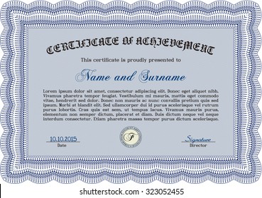 Sample Diploma. Printer friendly. Money style.Excellent design. 