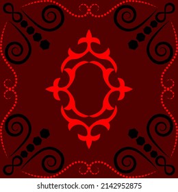 Probieren Sie ethnische, volkstümliche, geometrische, mosaikverzierungen, Muster für Stoffe, Inneneinrichtung, Keramik und Möbel im arabischen Stil.