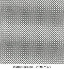 Sample of a gray twill fabric. A quality cotton or flax cloth woven in black and white. Textile material for suits, blazers, trousers, skirts and other clothing items. Abstract vector.