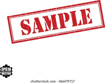 Sample grunge rubber stamp, vector illustration