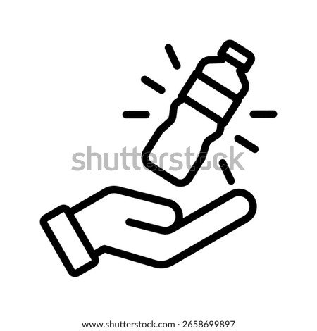 Sample icon line vector illustration